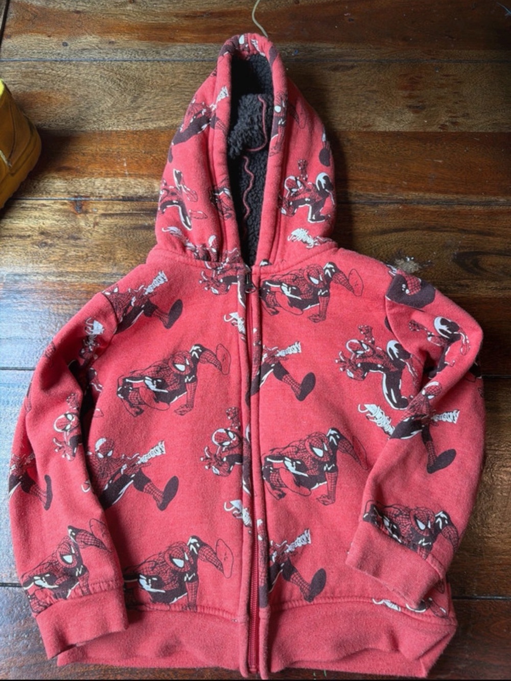 Marvel Red Spider-Man Zip-Up Hoodie